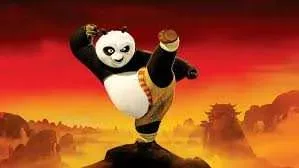 A panda becomes a warrior